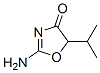 Structure of 2-AMINO-5-ISOPROPYL-1,3-OXAZOL-4(5H)-ONE