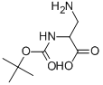 Structure of N-ALPHA-BOC-(+/-)-2,3-DIAMINOPROPIONIC ACID