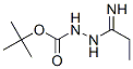 Structure of Hydrazinecarboxylicacid, 2-(1-iminopropyl)-, 1,1-dimethylethyl ester