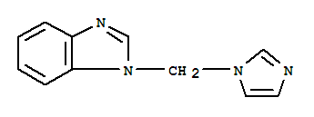 Structure of 1H-Benzimidazole,1-(1H-imidazol-1-ylmethyl)-