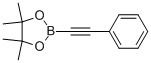 Structure of 4,4,5,5-Tetramethyl-2-(phenylethynyl)-1,3,2-dioxaborolane