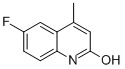 6-氟-4-甲基-喹诺酮结构式