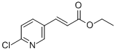 Structure of 3-(6-CHLORO-PYRIDIN-3-YL)-ACRYLIC ACID ETHYL ESTER