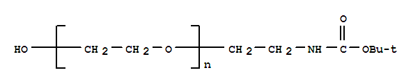 Structure of O-[2-(Boc-amino)ethyl]polyethylene  glycol  3,000
