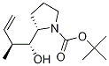 tert-butyl (2S)-2-[(1R,2S)-1-hydroxy-2-methylbut-3-enyl]pyrrolidine-1-carboxylate结构式