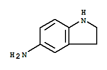 Structure of 1H-Indol-5-amine,2,3-dihydro-