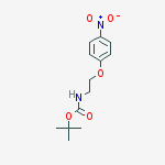 Carbamic acid, [2-(4-nitrophenoxy)ethyl]-, 1,1-dimethylethyl ester结构式