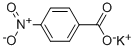 Structure of 4-NITROBENZOIC ACID POTASSIUM SALT