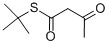 Structure of S-TERT-BUTYL ACETOTHIOACETATE