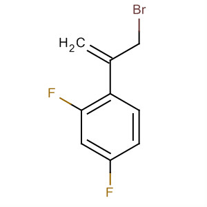 1-[1-(Bromomethyl)ethenyl]-2,4-difluoro-benzene结构式