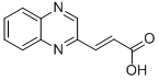 2-Propenoic acid,3-(2-quinoxalinyl)-结构式
