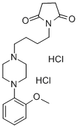 Structure of 1-(2-METHOXYPHENYL)-4-(4-SUCCINIMIDOBUTYL)PIPERAZINE DIHYDROCHLORIDE