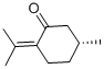 Structure of Cyclohexanone,5-methyl-2-(1-methylethylidene)-