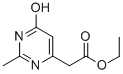 Structure of 6-HYDROXY-2-METHYL-PYRIMIDINE-4-ACETIC ACID ETHYL ESTER
