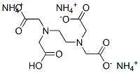 Structure of triammonium hydrogen ethylenediaminetetraacetate