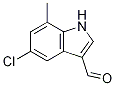 Structure of 5-Chloro-7-Methyl-indole-3-carboxaldehyde