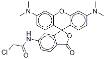 Structure of 6-Chloroacetamidotetramethyl Rhodamine