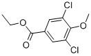 Structure of ETHYL 3,5-DICHLORO-4-METHOXYBENZOATE