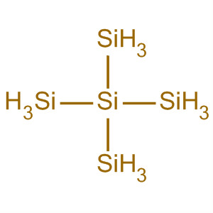 Structure of Trisilane, 2,2-disilyl-