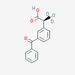 Structure of KETOPROFEN-D3