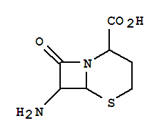 Structure of 5-THIA-1-AZABICYCLO[4.2.0]OCTANE-2-CARBOXYLIC ACID 7-AMINO-8-OXO-