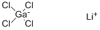 Structure of LITHIUM TETRACHLOROGALLATE