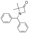 3-Azetidinone, 1-diphenylMethyl-2,2-diMethyl-结构式