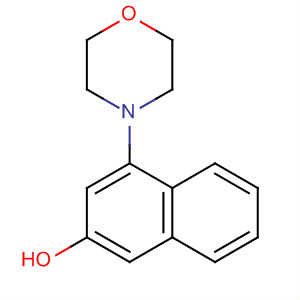 2-Naphthalenol, 4-(4-morpholinyl)-结构式