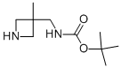 Structure of tert-Butyl (3-methylazetidin-3-yl)methylcarbamate