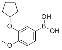 Structure of 3-CYCLOPENTYLOXY-4-METHOXYBENZENEBORONIC ACID
