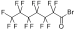 Structure of PERFLUOROHEPTANOYL BROMIDE
