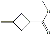 Structure of Cyclobutanecarboxylic acid, 3-methylene-, methyl ester