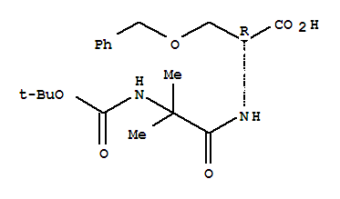 Structure of N-2-(3-BENZYLOXY PRIOPIONIC ACID)-2-(N-T-BUTOXYCAR