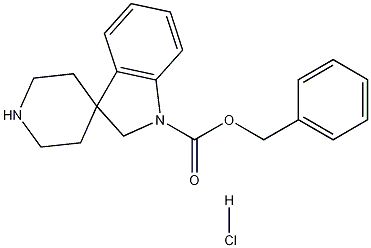 Structure of benzyl spiro[indoline-3,4'-piperidine]-1-carboxylate hydrochloride