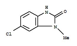 Structure of 2H-Benzimidazol-2-one,6-chloro-1,3-dihydro-1-methyl-