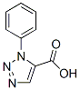 Structure of 1-phenyl-1H-1,2,3-triazole-5-carboxylic acid(SALTDATA: FREE)