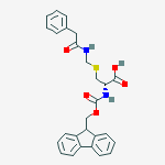 Structure of FMOC-L-CYSTEINE(PHACM)