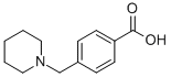Structure of 4-PIPERIDIN-1-YLMETHYL-BENZOIC ACID