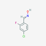 4-Chloro-2-fluorobenzaldehyde oxime结构式