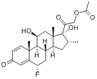 Structure of PARAMETHASONE ACETATE (200 MG)