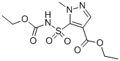 Structure of N-(Ethoxycarbonyl)-4-ethoxycarbonyl-1-methylpyrazole-5-sulfonamide
