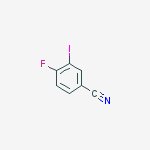 Structure of 4-FLUORO-3-IODOBENZONITRILE