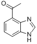 Structure of Ethanone,1-(1H-benzimidazol-4-yl)-