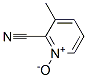 Structure of 2-Pyridinecarbonitrile,3-methyl-, 1-oxide