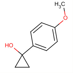 Structure of Cyclopropanol, 1-(4-methoxyphenyl)-