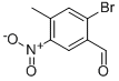 Structure of 2-Bromo-4-methyl-5-nitrobenzaldehyde