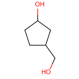 Structure of Cyclopentanemethanol, 3-hydroxy-
