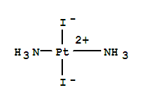 Structure of cis-Diamminediiodoplatinum