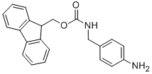 Structure of 4-(N-FMOC-AMINOMETHYL)ANILINE