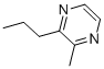 Structure of 2-METHYL-3-N-PROPYLPYRAZINE